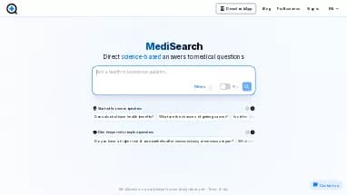 Нейросеть MediSearch - Здоровье