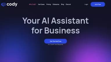 Нейросеть Cody - Маркетинг,Управление персоналом,Продуктивность