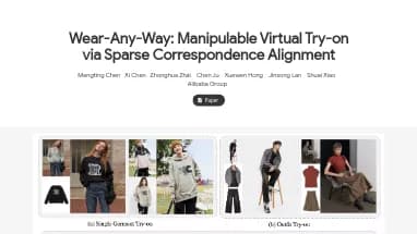 Нейросеть Wear-Any-Way - Маркетинг,Скоро релиз,Редактирование изображений