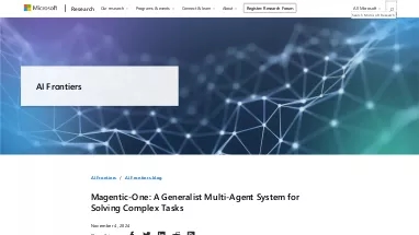 Нейросеть Magentic-One - Автономные ИИ,Автоматизация,Open Source