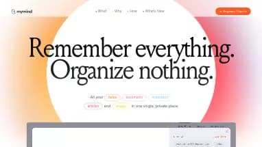 Нейросеть MyMind - Память,Продуктивность