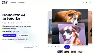 Нейросеть MyPrint AI - Генерация изображений,Аватары и цифровые 3D персонажи
