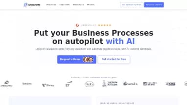 Нейросеть Nanonets - Анализ данных,No Code/Low Code,Продуктивность