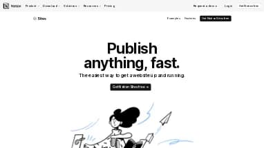 Нейросеть Notion Sites - No Code/Low Code,Дизайн