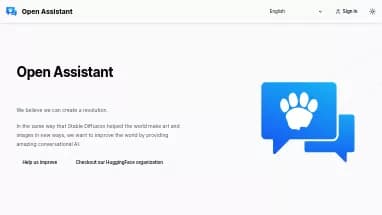 Нейросеть Open Assistant - Чат-бот,Модель LLM