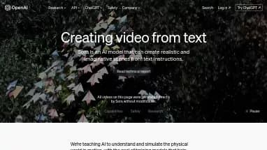 Нейросеть Sora by OpenAI - Генерация видео
