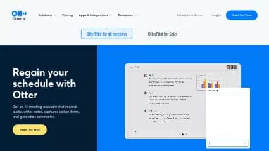 Нейросеть Otter AI - Маркетинг,Образование,Транскрибация аудио и видео,Продуктивность