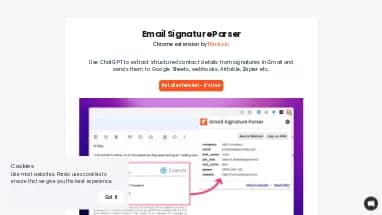 Нейросеть Gmail Signature Parser - E-mail