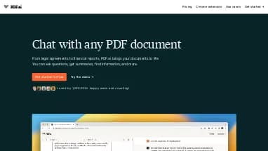 Нейросеть PDF.ai - Суммаризация текста,Продуктивность,Образование,Чат-бот,Наука и исследования