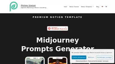 Нейросеть Midjourney Prompt Generator - Промпты