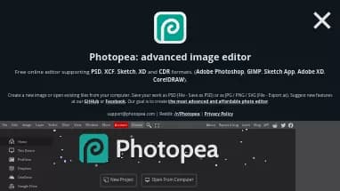 Нейросеть Photopea - Редактирование изображений