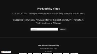 Нейросеть Productivity Vibes - Промпты