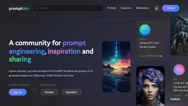 Нейросеть PromptDen - Промпты