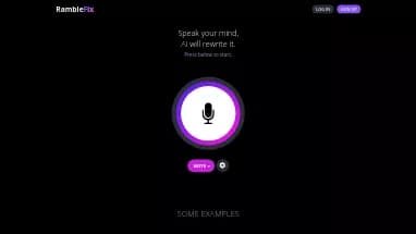 Нейросеть RambleFix - Ассистивные технологии,Продуктивность,Транскрибация аудио и видео,Образование