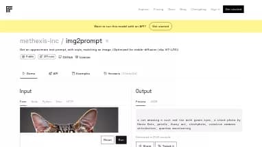 Нейросеть Img2prompt - Промпты