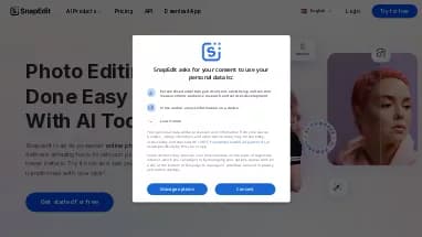 Нейросеть SnapEdit - Редактирование изображений