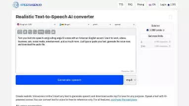 Нейросеть SpeechGen - Генерация голоса