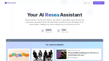 Нейросеть Storywiz - Сторителлинг