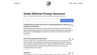 Нейросеть Stable Diffusion Prompt Generator - Промпты