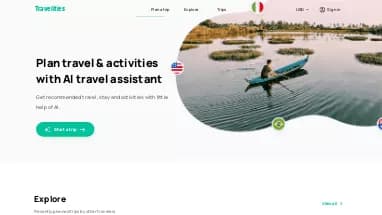 Нейросеть Travelities - Путешествия