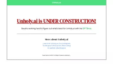 Нейросеть Unholy.ai - Музыка