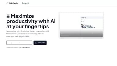 Нейросеть WebCopilot AI - Расширения ChatGPT,Таблицы и PDF,Продуктивность