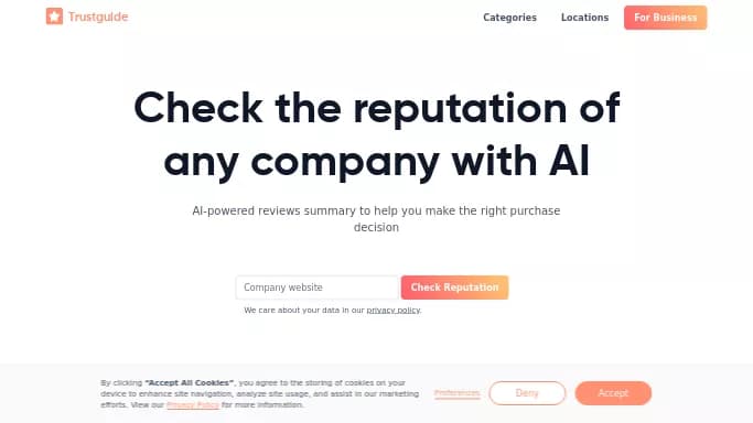 Trustguide — бесплатная нейросеть для определения ИИ, для копирайтинга.