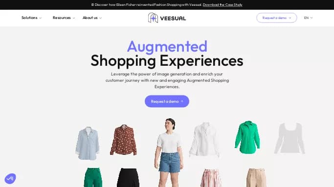 Veesual — платная нейросеть для маркетинга.