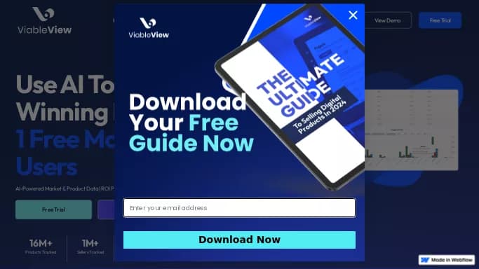 ViableView — платная нейросеть для маркетинга, для научно-исследовательской деятельности. Бесплатная версия с ограниченным функционалом, есть платные тарифы.