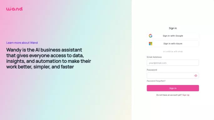 Wand AI — бесплатная нейросеть для no Code/Low Code разработки, для повышения продуктивности. Бесплатная версия с ограниченным функционалом, есть платные тарифы.