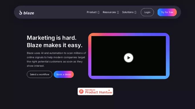Blaze AI — бесплатная нейросеть для маркетинга.