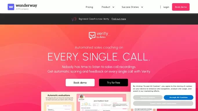 Coach by Wonderway — бесплатная нейросеть для маркетинга, для помощи в образовании. Бесплатная версия с ограниченным функционалом, есть платные тарифы.