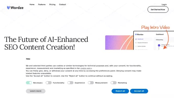 Wordze — платная нейросеть для копирайтинга. Бесплатная версия с ограниченным функционалом, есть платные тарифы.