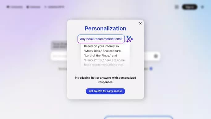 You.com — бесплатная нейросеть — чат-бот, для поиска.