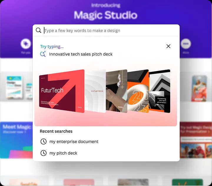 Magic Design от Canva - нейросеть для создания презентаций