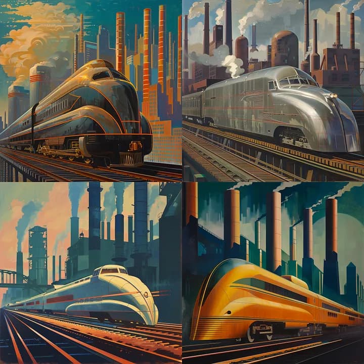 Прецизионизм. Изображение, созданное нейросетью Midjourney V6