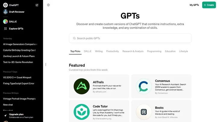 GPT Store от OpenAI уже работает - теперь вы можете опубликовать свои пользовательские GPTs