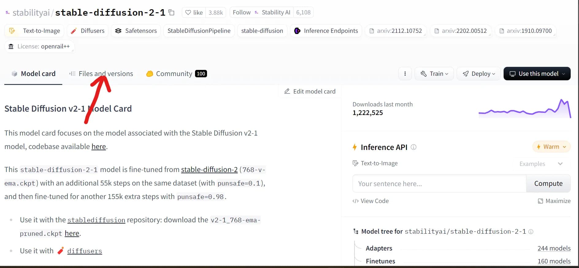 StabilityaAI Stable Diffusion v2 на Hugging Face