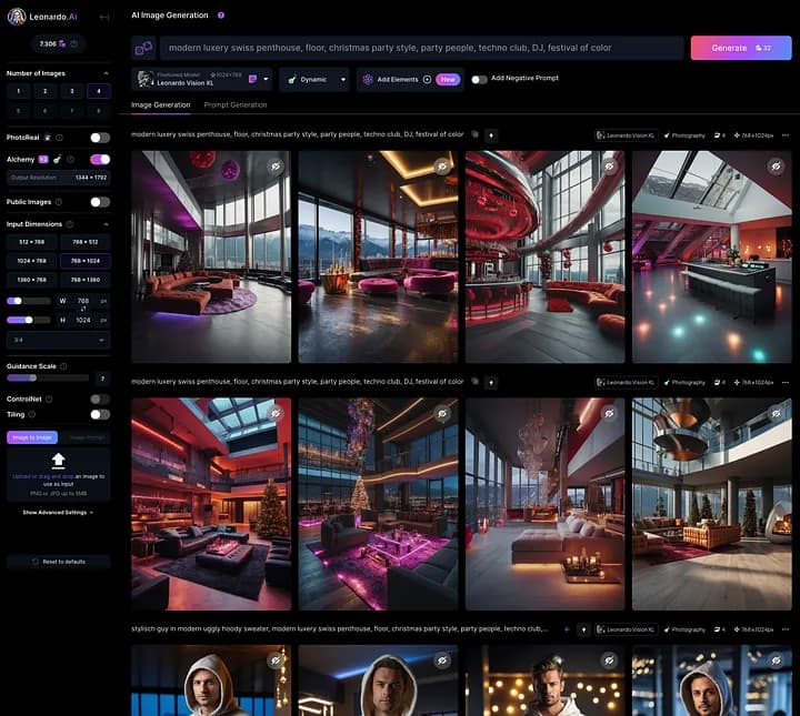 Leonardo.ai - нейросеть для генерации фото