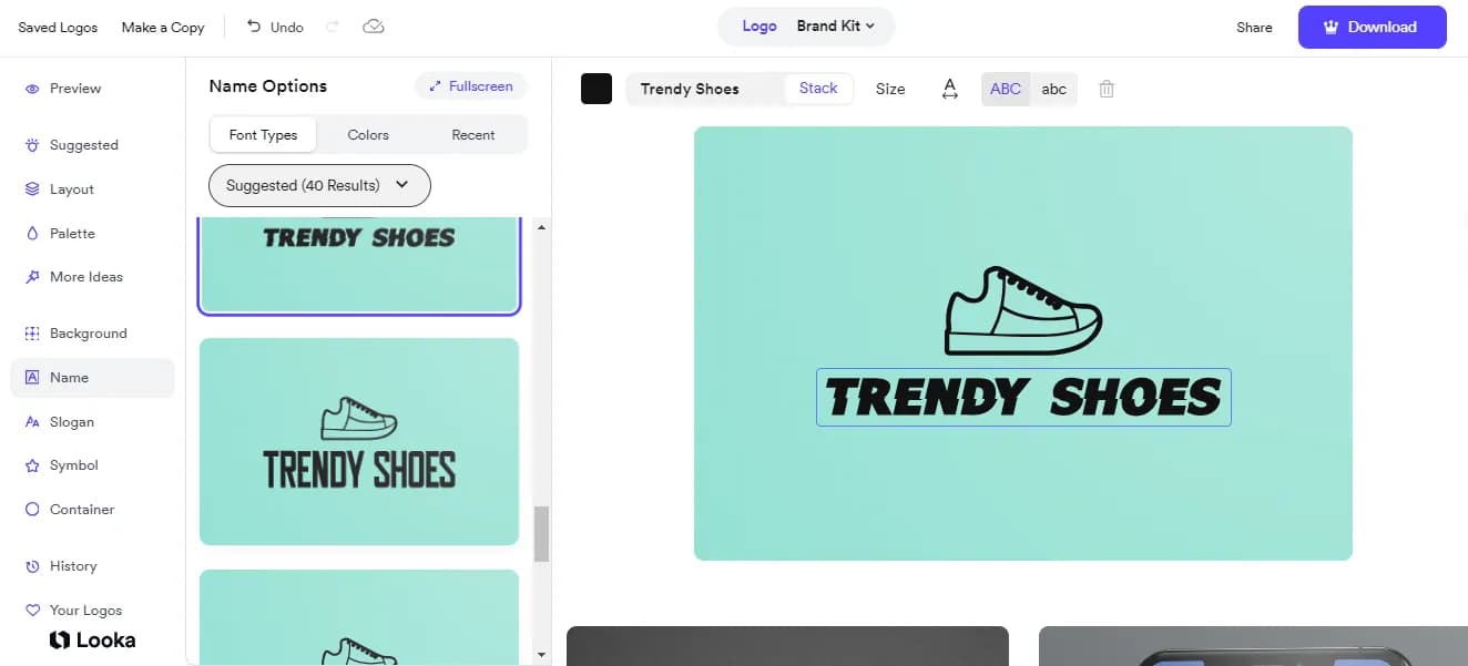 Скриншот Looka