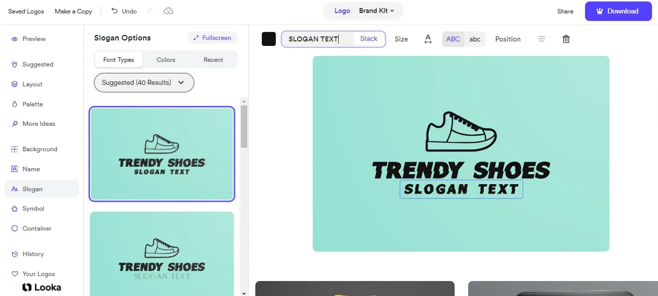 Скриншот Looka