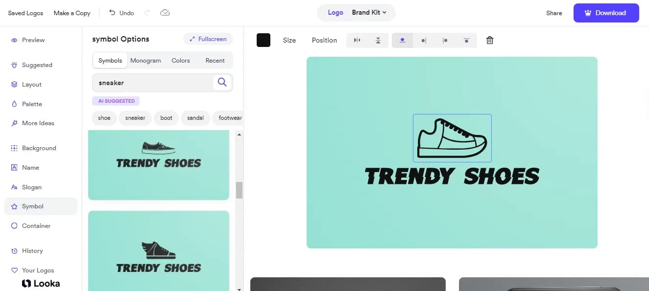 Скриншот Looka