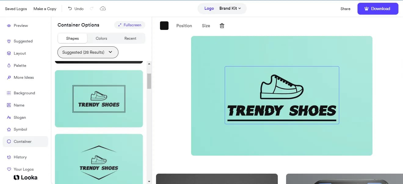 Скриншот Looka