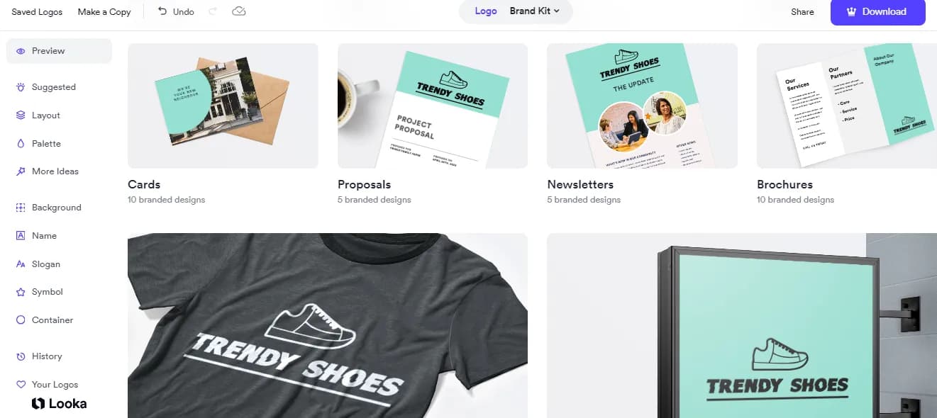 Скриншот Looka