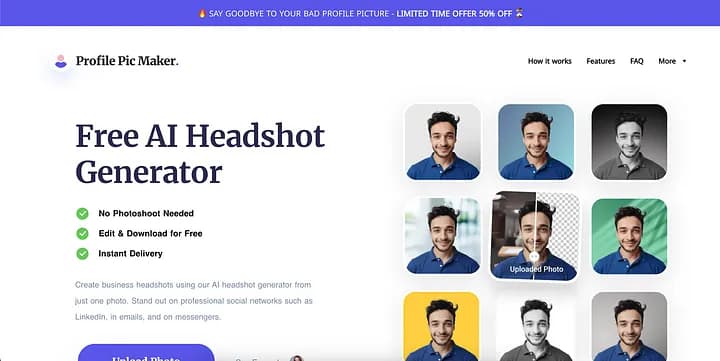 PFPMaker - нейросеть для создание онлайн фото