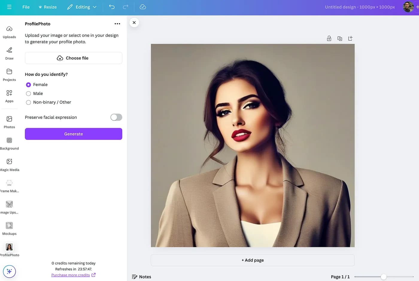 ProfilePhoto от Canva