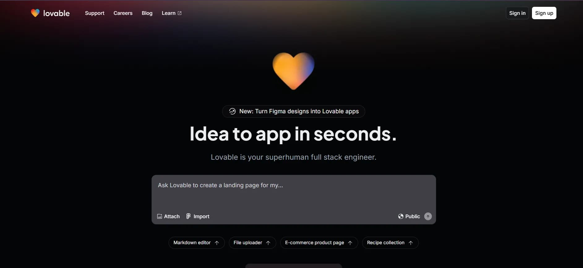 Lovable – создавайте программные продукты, используя только интерфейс чата
