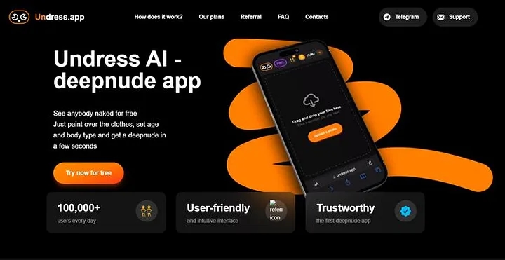 Undress App - нейросеть для раздевания девушек. Обзор сервиса и 4 альтернативы