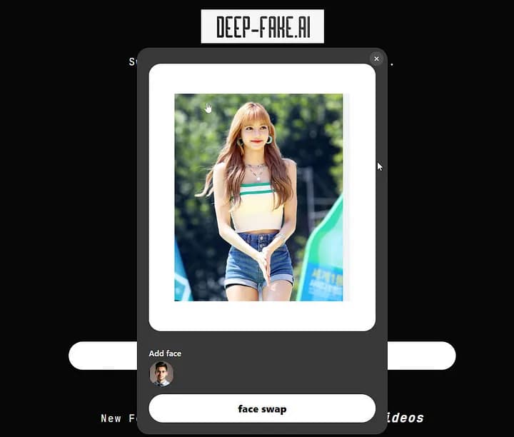 Deep-Fake.AI — раздеть девушку нейросеть